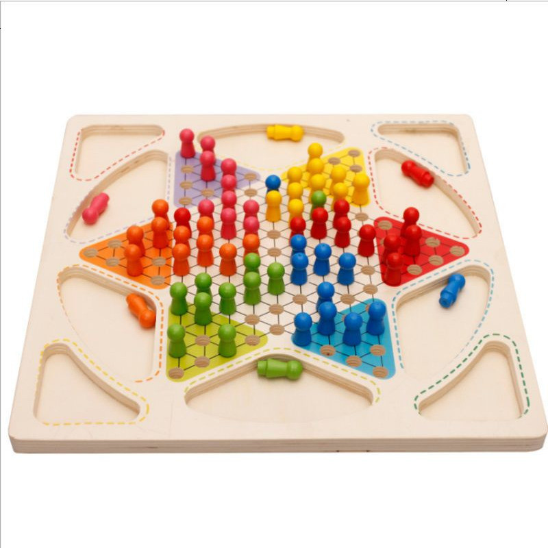 儿童益智跳棋_跳棋儿童早教益智玩具_中国娃娃智力跳棋