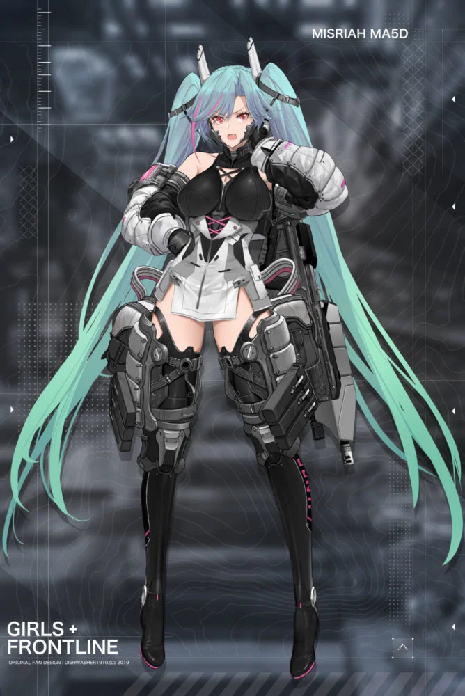 机甲少女手绘_机甲少女_机甲魔装少女cg